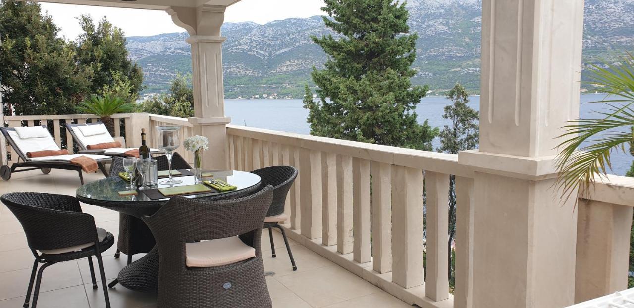Villa Jade Apartments Front Row Sea View - Walk To Korcula Old Town Medvinjak Luaran gambar