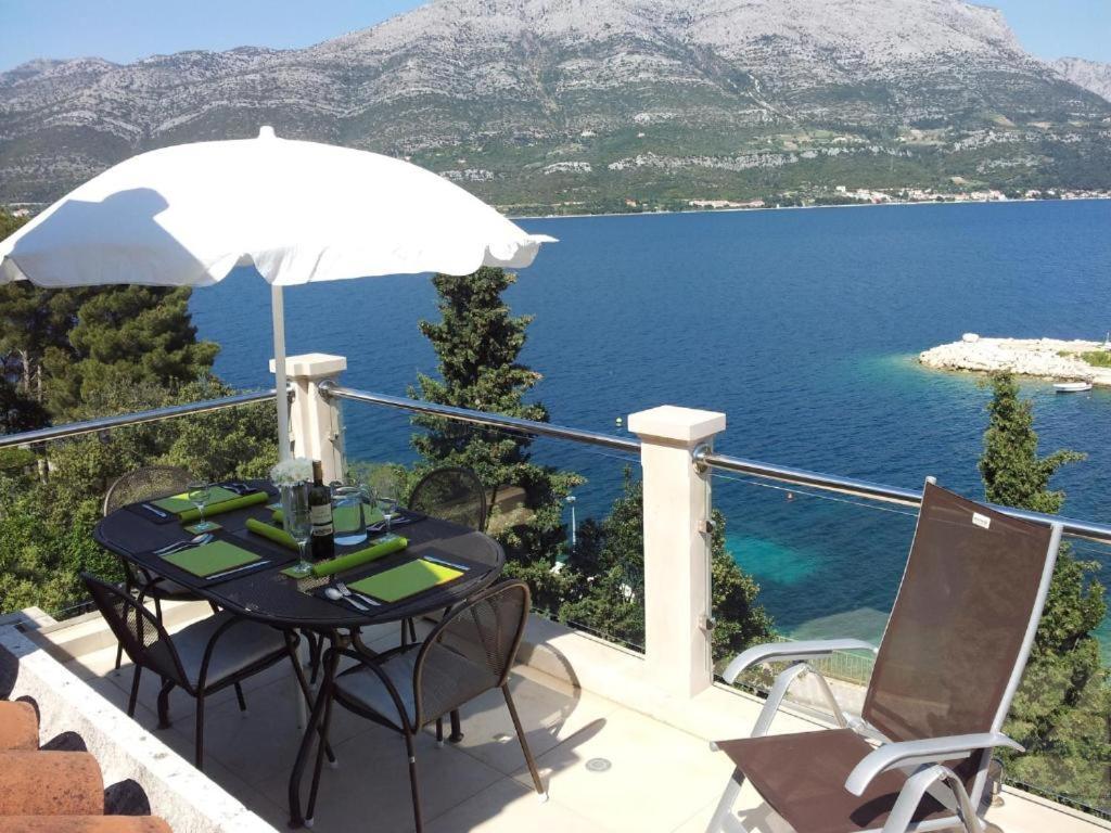 Villa Jade Apartments Front Row Sea View - Walk To Korcula Old Town Medvinjak Luaran gambar