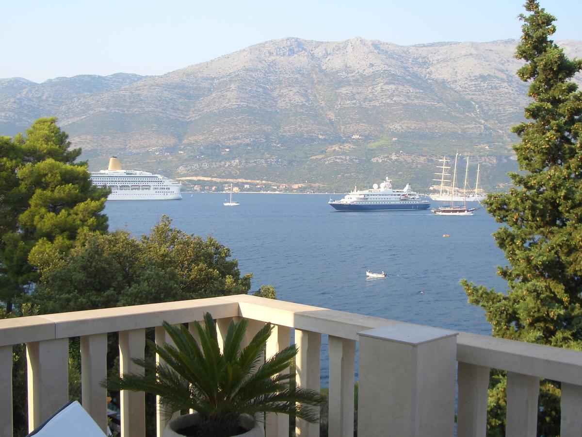 Villa Jade Apartments Front Row Sea View - Walk To Korcula Old Town Medvinjak Luaran gambar