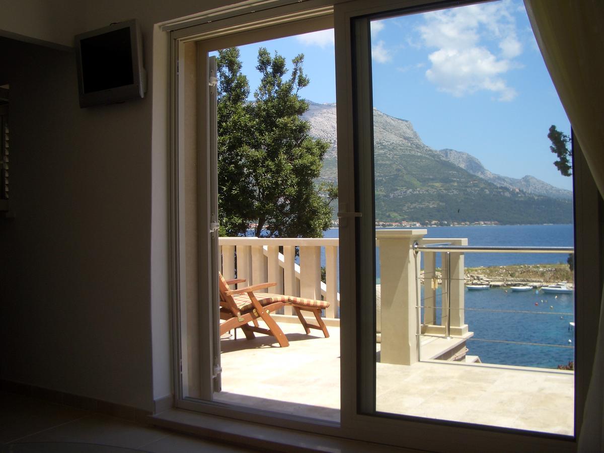 Villa Jade Apartments Front Row Sea View - Walk To Korcula Old Town Medvinjak Luaran gambar