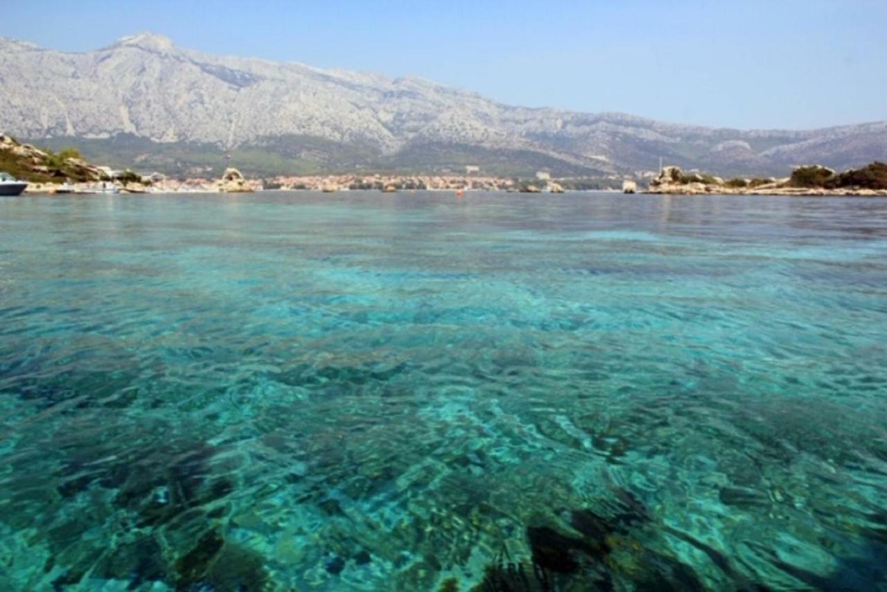 Villa Jade Apartments Front Row Sea View - Walk To Korcula Old Town Medvinjak Luaran gambar